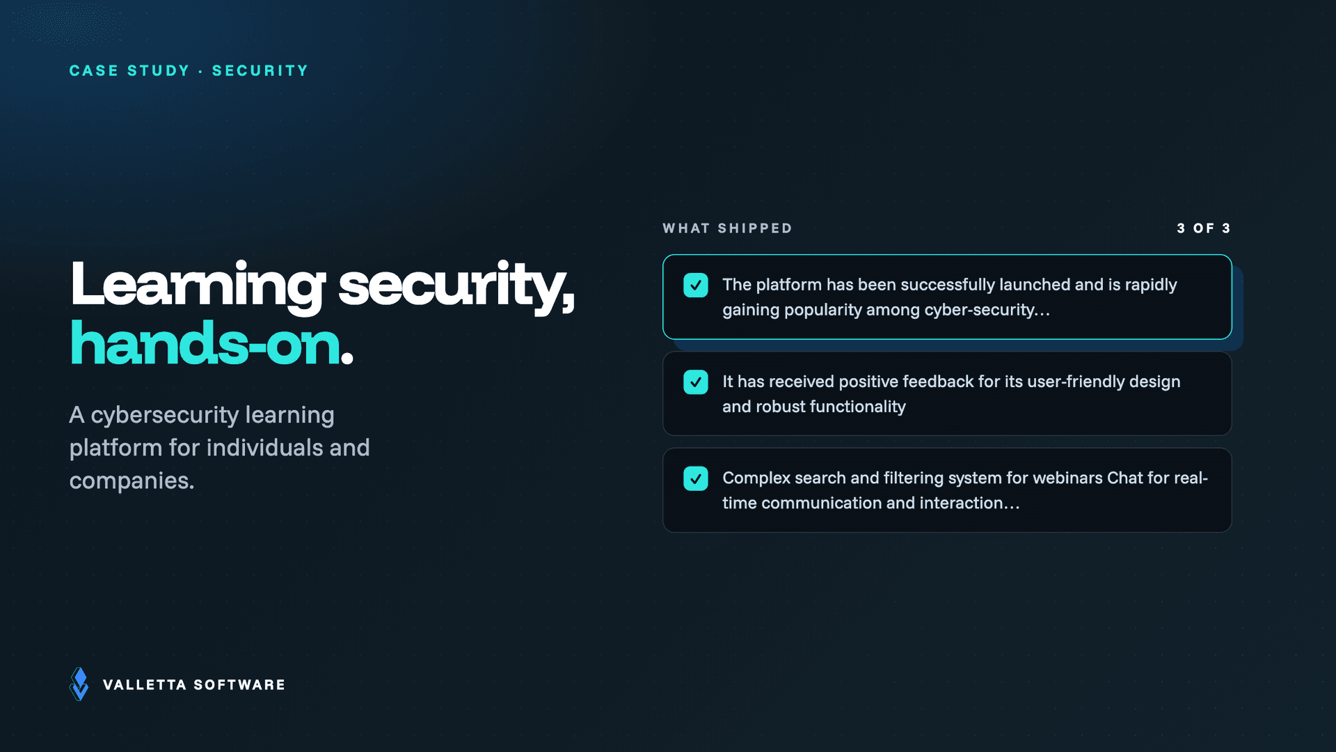 Cybersecurity Learning Platform for Individuals and Companies